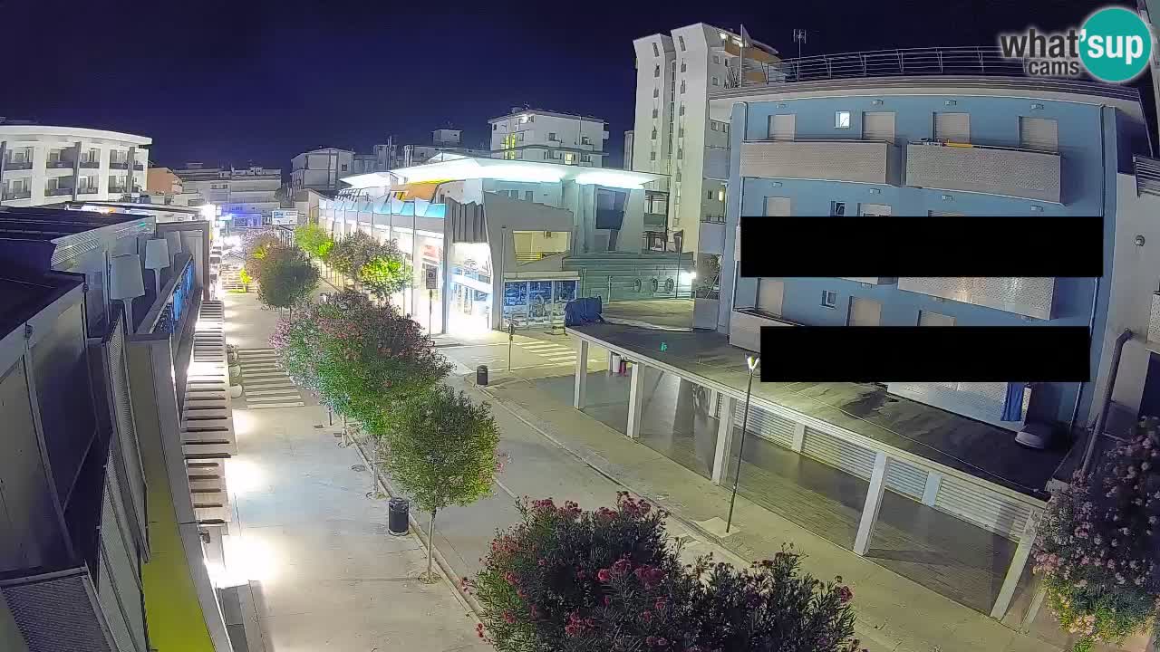 Webcam Paseo de Bibione – Viale delle Costellazioni en directo