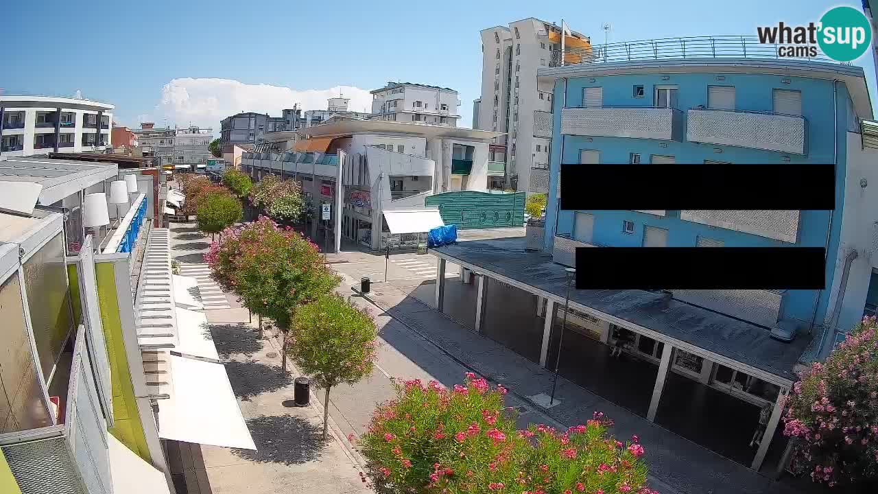 Web kamera Bibione Šetnica – Viale delle Costellazioni uživo