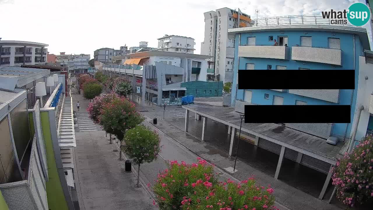 Webcam Passeggiata Bibione – Viale delle Costellazioni in Diretta