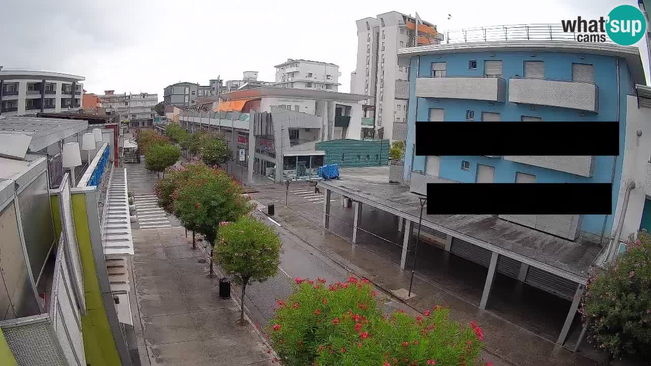 Webcam Passeggiata Bibione – Viale delle Costellazioni in Diretta