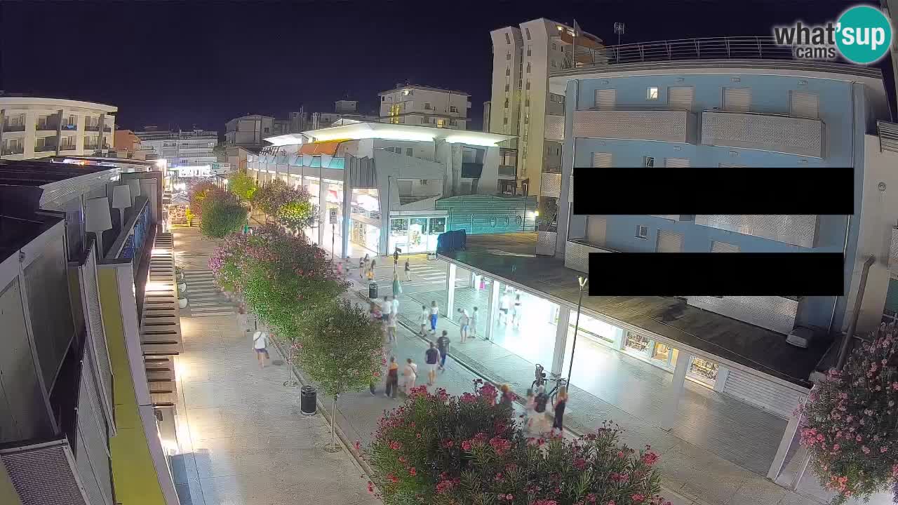 Webcam Promenade de Bibione – Viale delle Costellazioni en direct
