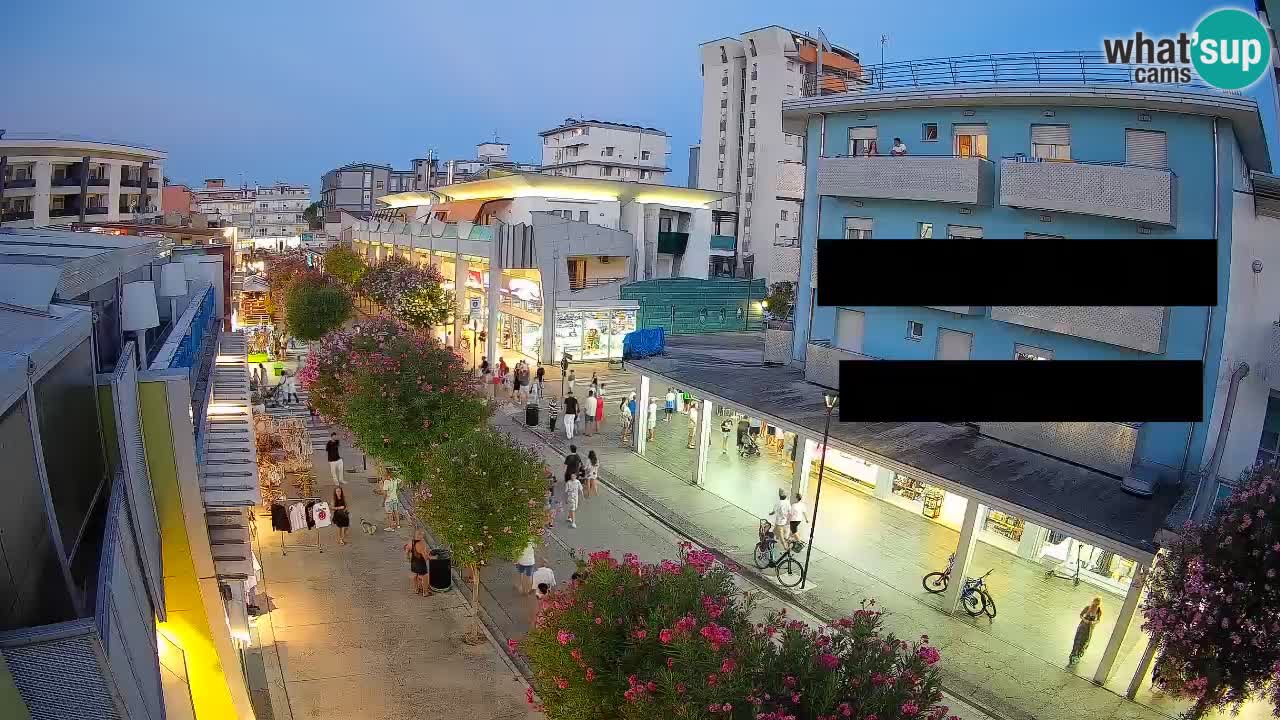 Webcam Paseo de Bibione – Viale delle Costellazioni en directo