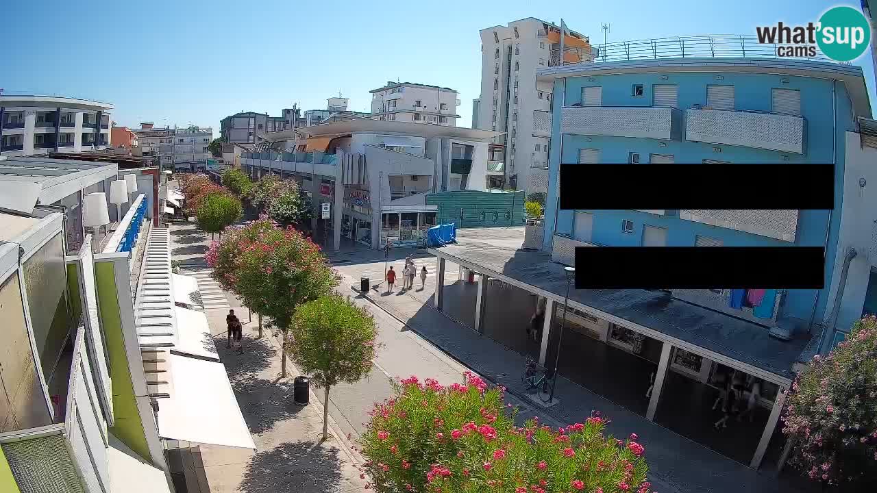 Webcam Passeggiata Bibione – Viale delle Costellazioni in Diretta