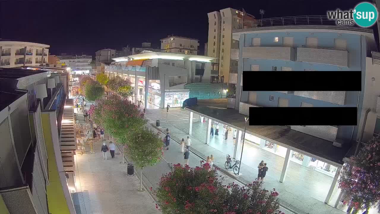 Webcam Paseo de Bibione – Viale delle Costellazioni en directo