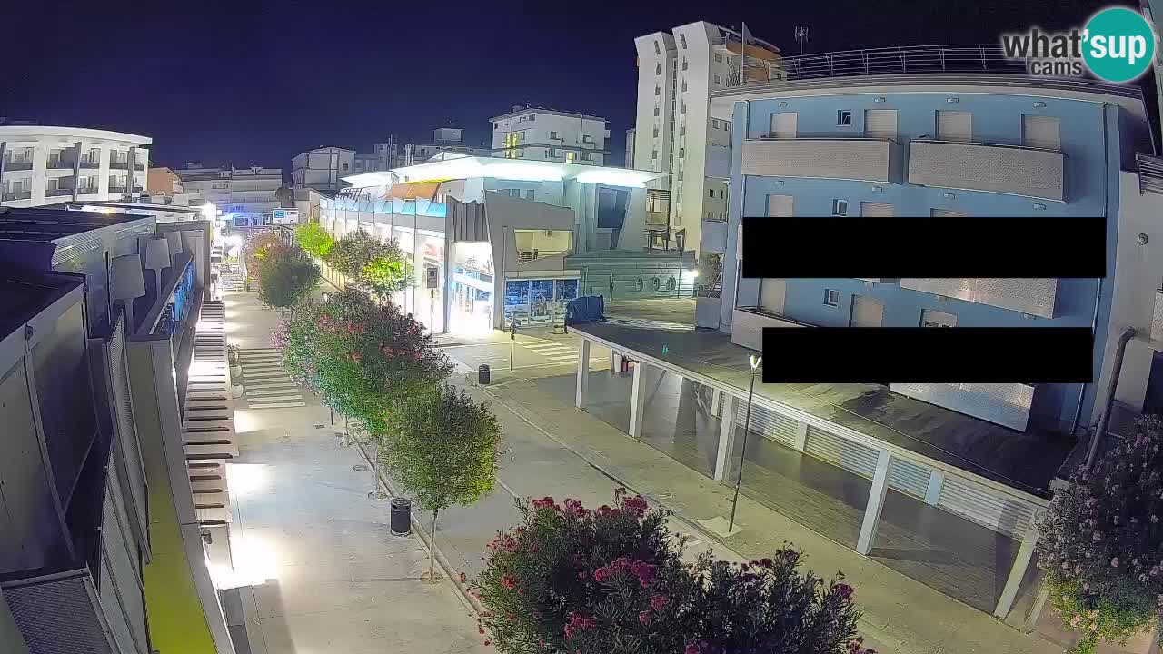 Web kamera Bibione Šetnica – Viale delle Costellazioni uživo