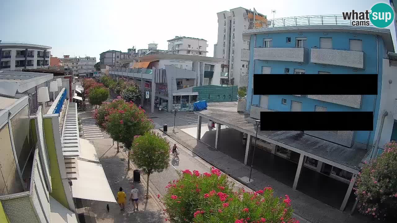 Webcam Passeggiata Bibione – Viale delle Costellazioni in Diretta