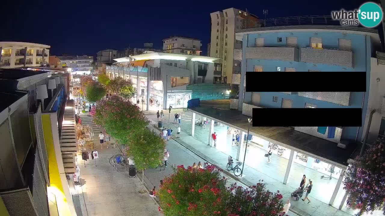 Webcam Paseo de Bibione – Viale delle Costellazioni en directo