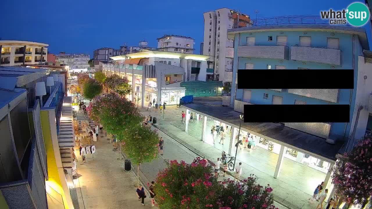 Webcam Promenade de Bibione – Viale delle Costellazioni en direct