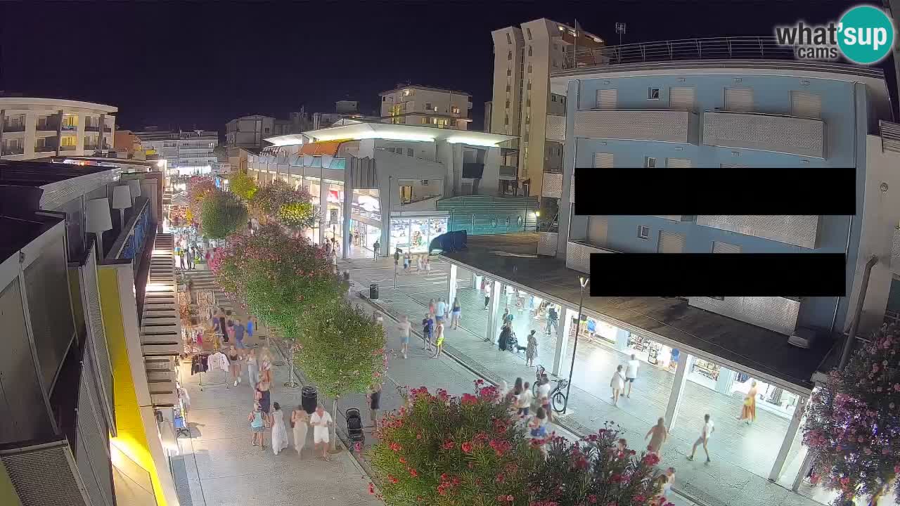Webcam Promenade de Bibione – Viale delle Costellazioni en direct
