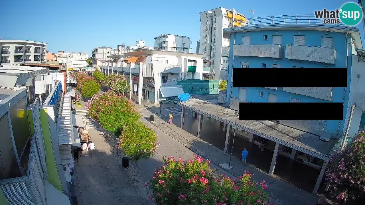 Webcam Promenade de Bibione – Viale delle Costellazioni en direct