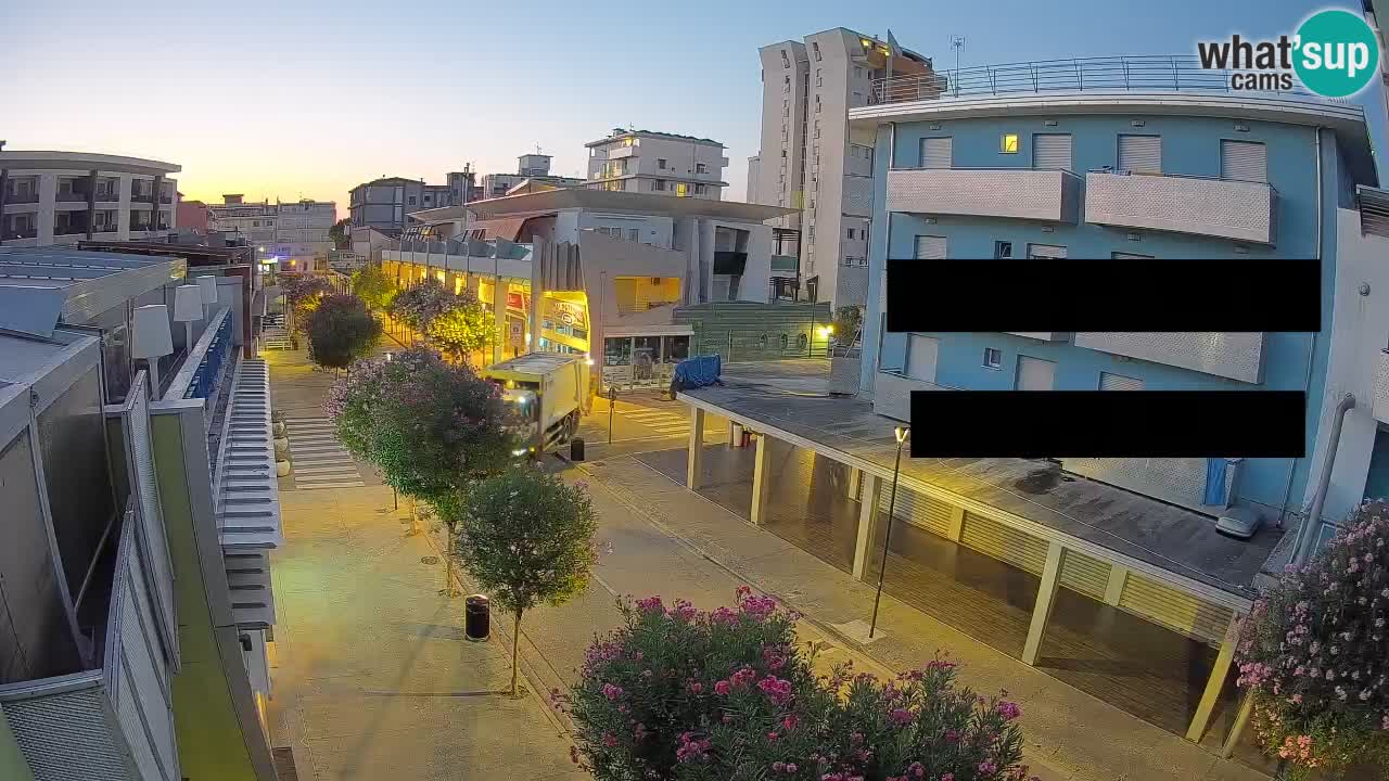 Webcam Promenade de Bibione – Viale delle Costellazioni en direct
