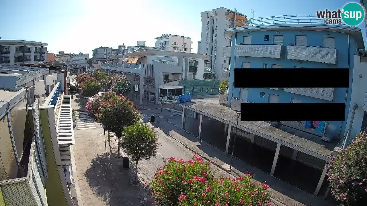 Webcam Passeggiata Bibione – Viale delle Costellazioni in Diretta