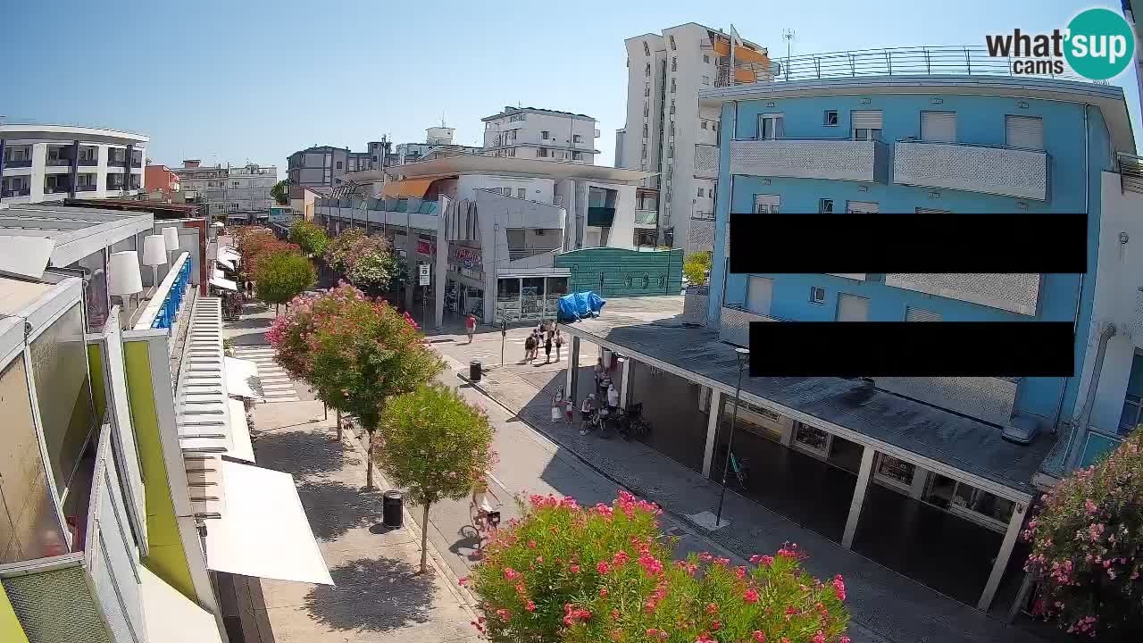 Webcam Paseo de Bibione – Viale delle Costellazioni en directo