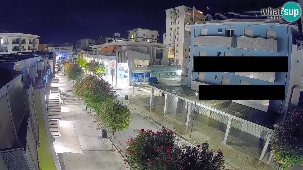 Web kamera Bibione Šetnica – Viale delle Costellazioni uživo