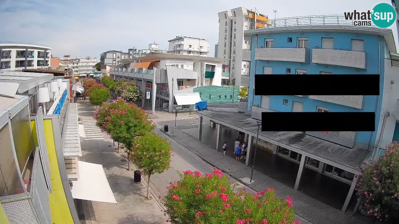 Web kamera Bibione Šetnica – Viale delle Costellazioni uživo