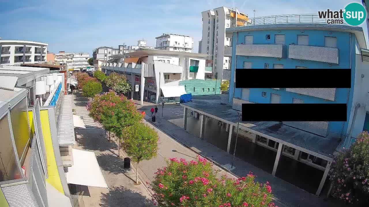 Webcam Passeggiata Bibione – Viale delle Costellazioni in Diretta