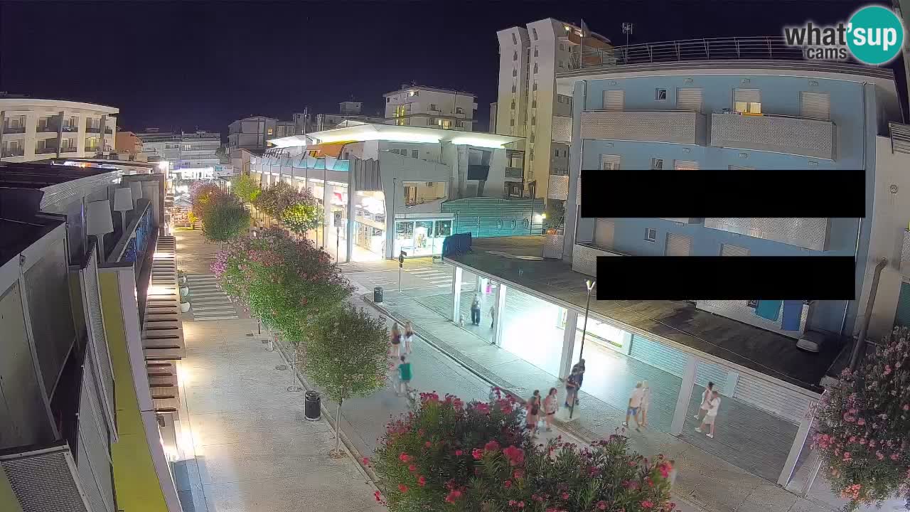 Webcam Paseo de Bibione – Viale delle Costellazioni en directo