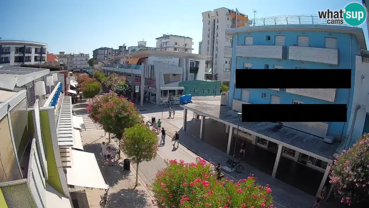 Webcam Passeggiata Bibione – Viale delle Costellazioni in Diretta