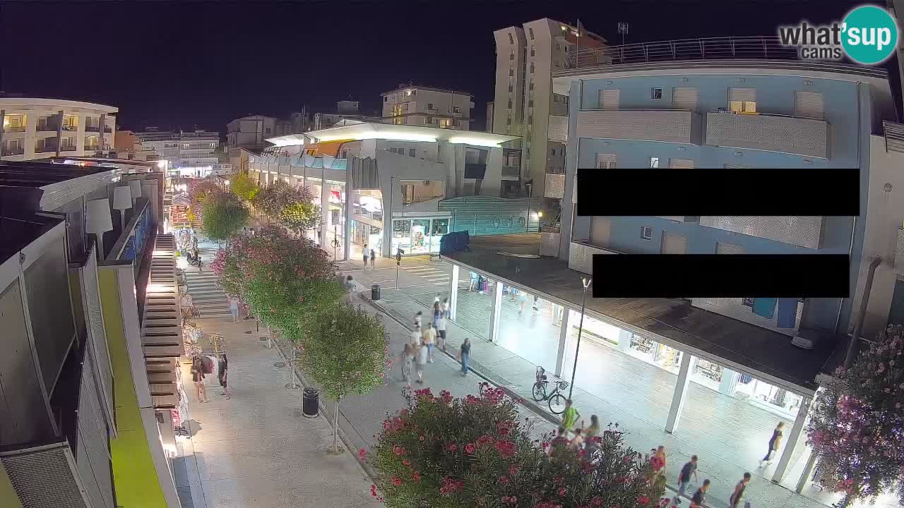 Webcam Promenade de Bibione – Viale delle Costellazioni en direct