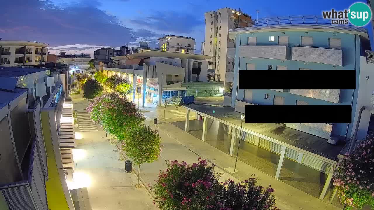 Webcam Paseo de Bibione – Viale delle Costellazioni en directo