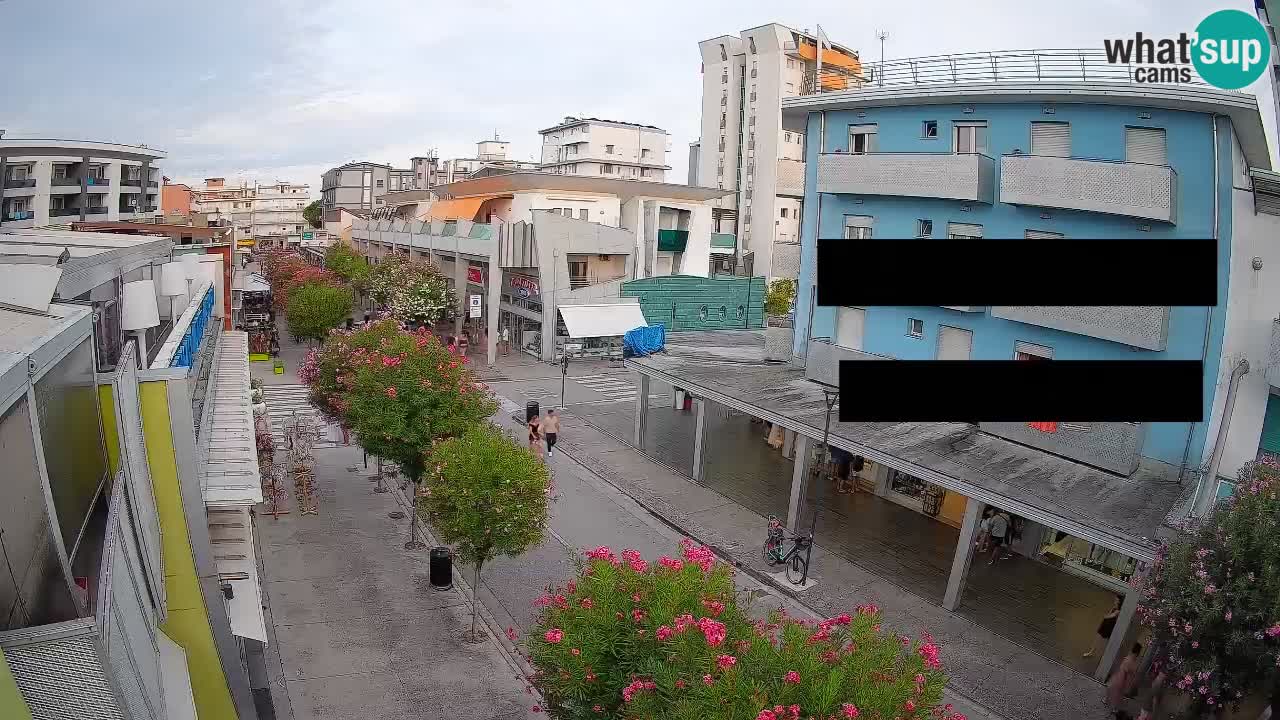 Webcam Promenade de Bibione – Viale delle Costellazioni en direct