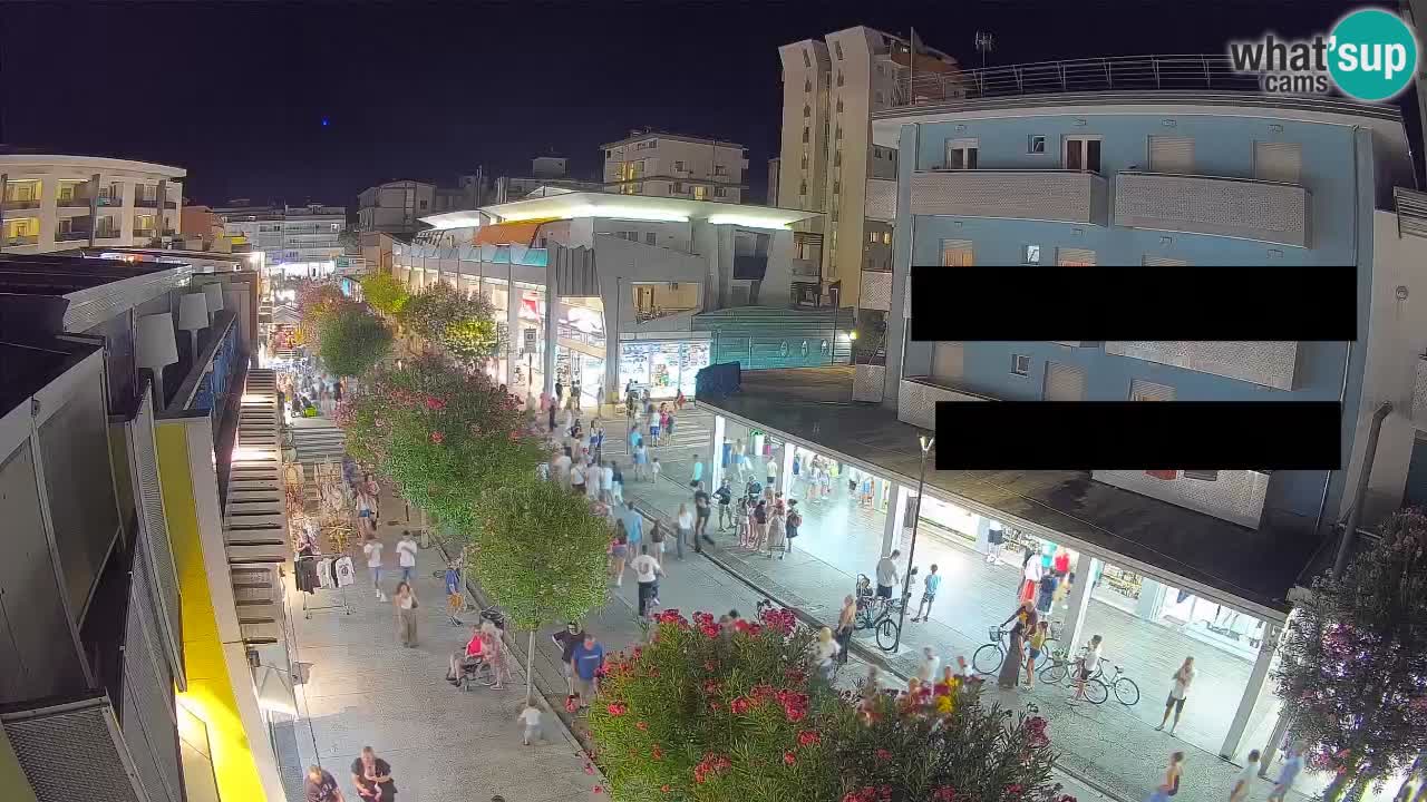 Webcam Promenade de Bibione – Viale delle Costellazioni en direct