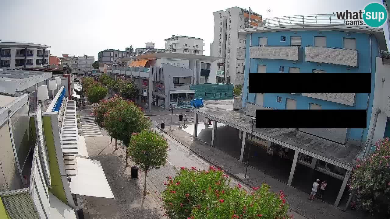 Webcam Passeggiata Bibione – Viale delle Costellazioni in Diretta