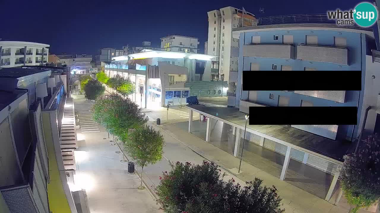 Webcam Promenade de Bibione – Viale delle Costellazioni en direct
