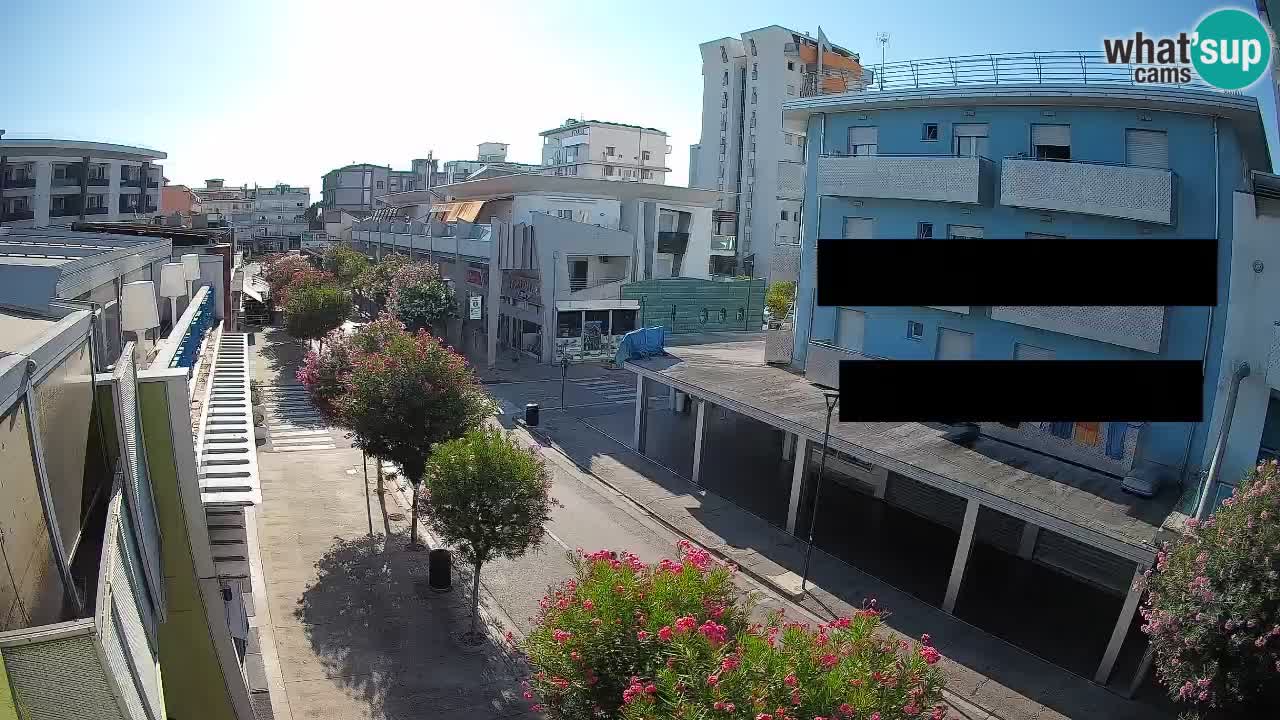 Webcam Passeggiata Bibione – Viale delle Costellazioni in Diretta