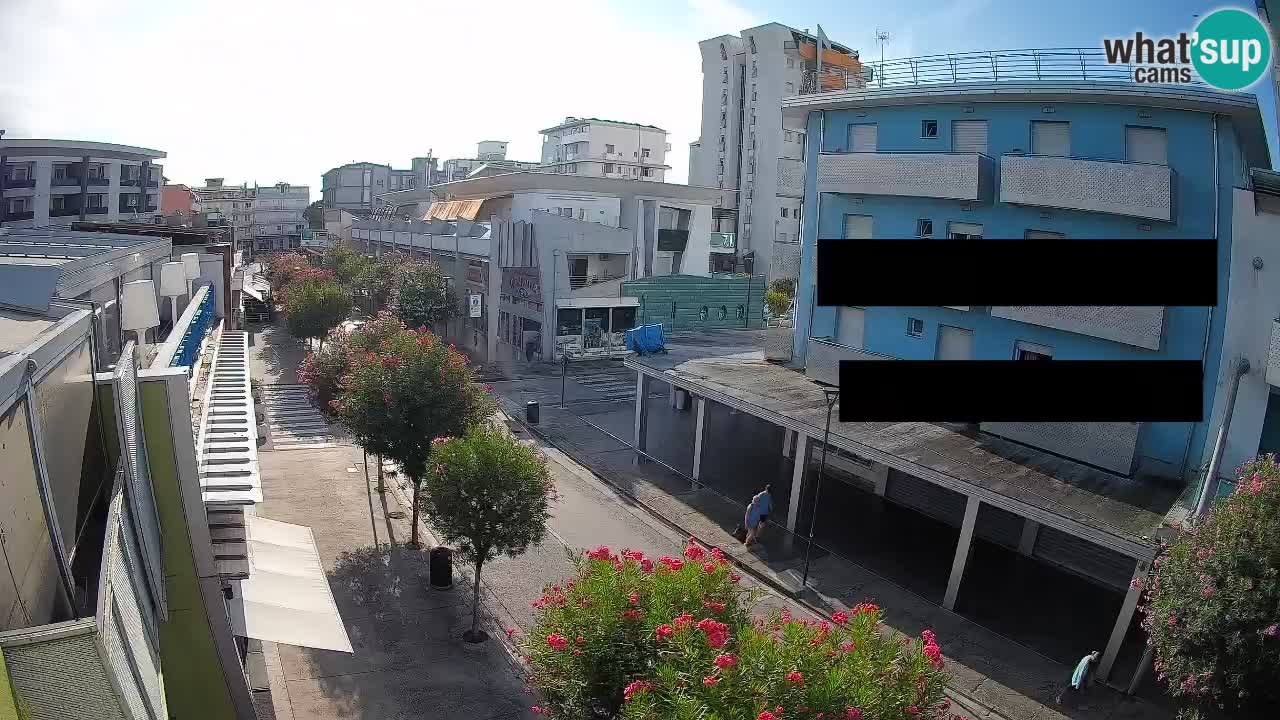 Webcam Promenade de Bibione – Viale delle Costellazioni en direct