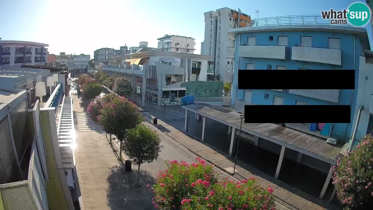 Webcam Passeggiata Bibione – Viale delle Costellazioni in Diretta