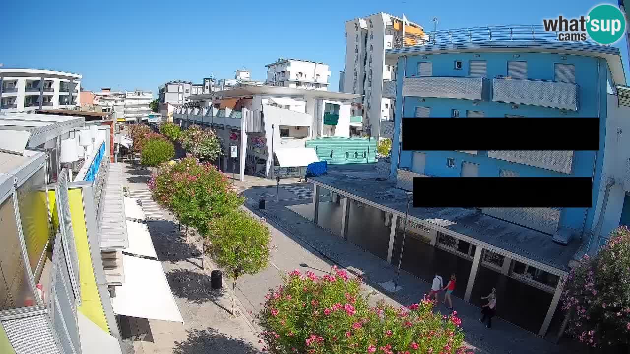 Webcam Promenade de Bibione – Viale delle Costellazioni en direct