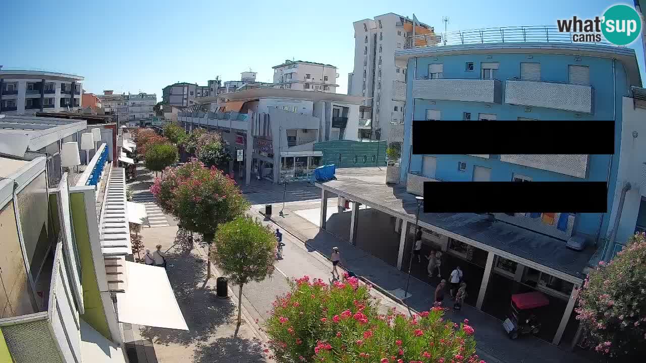 Webcam Promenade de Bibione – Viale delle Costellazioni en direct