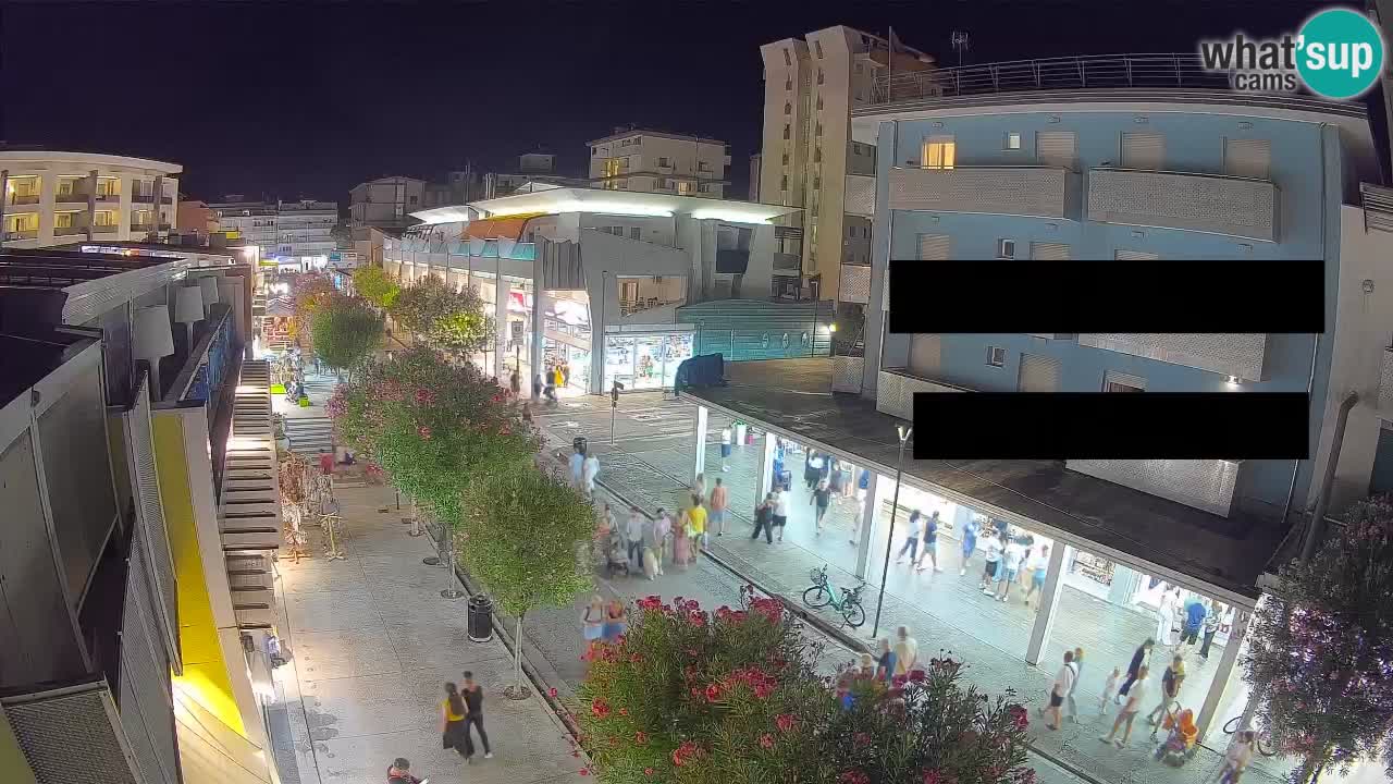 Webcam Paseo de Bibione – Viale delle Costellazioni en directo