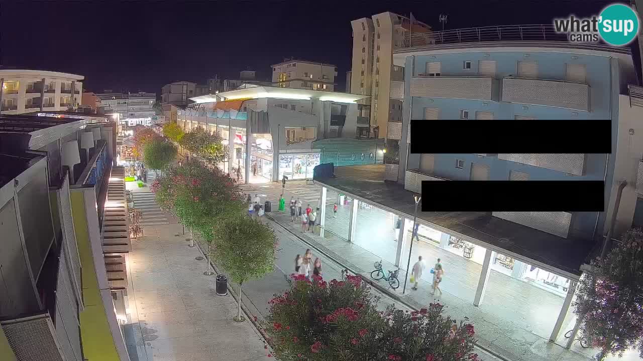 Webcam Passeggiata Bibione – Viale delle Costellazioni in Diretta