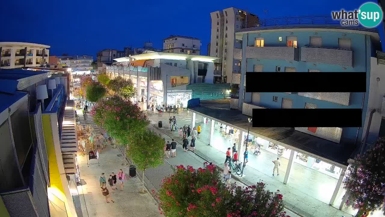 Webcam Promenade de Bibione – Viale delle Costellazioni en direct