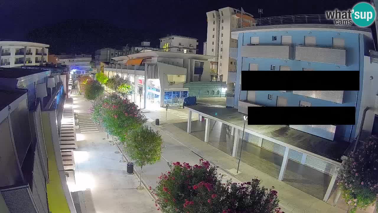 Webcam Paseo de Bibione – Viale delle Costellazioni en directo