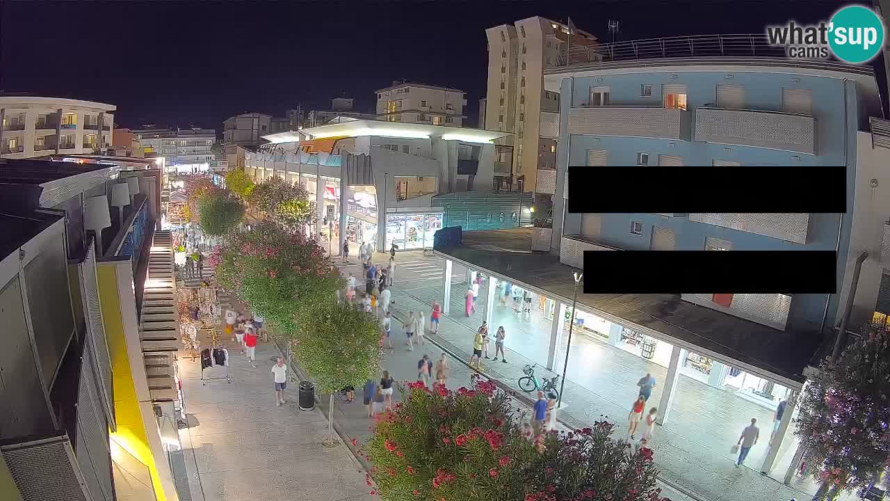 Webcam Promenade de Bibione – Viale delle Costellazioni en direct