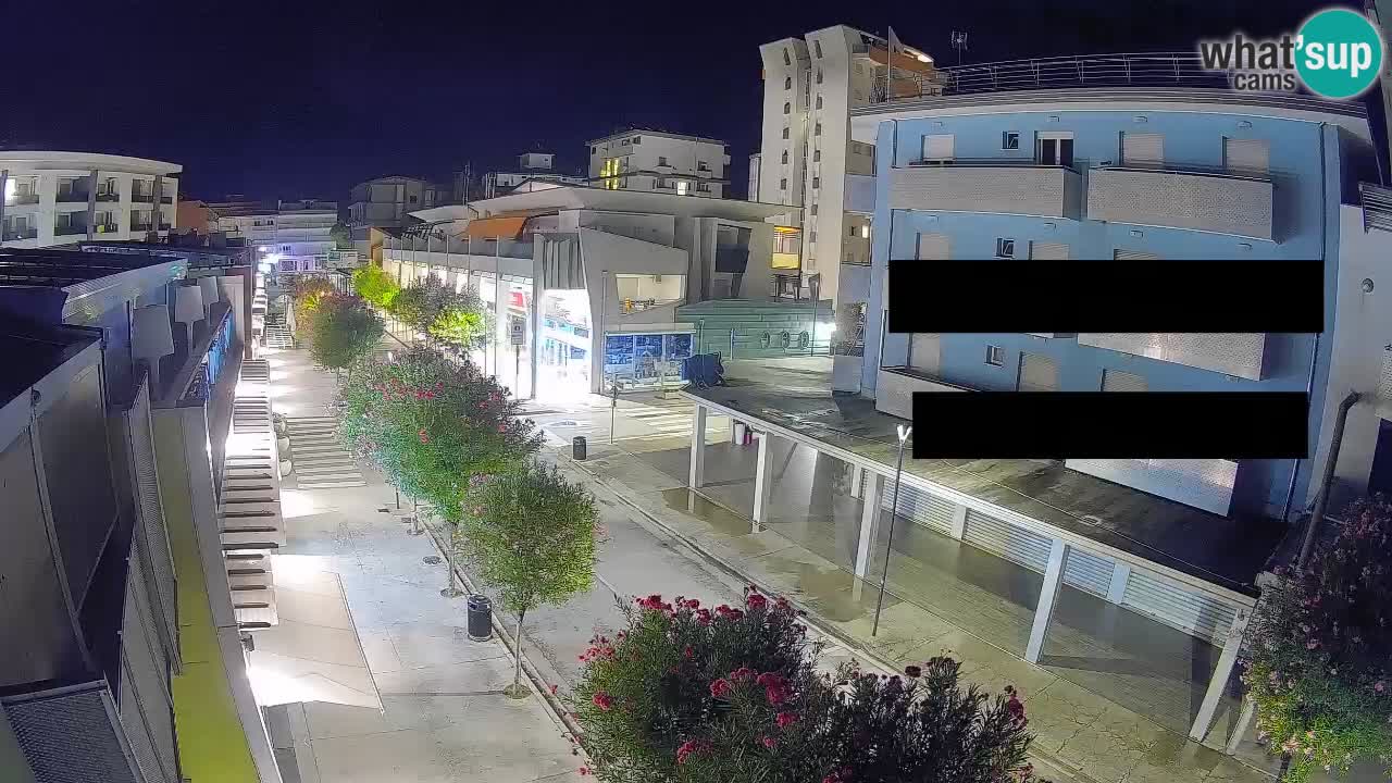 Webcam Promenade de Bibione – Viale delle Costellazioni en direct