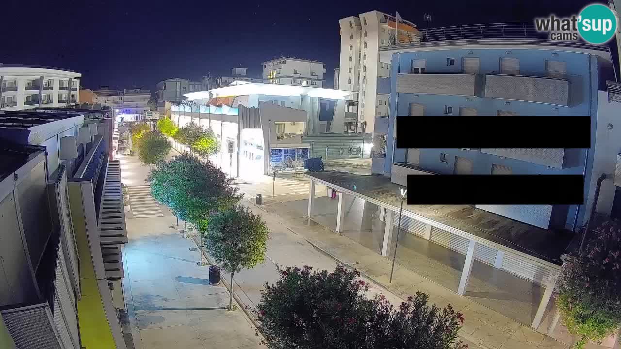 Webcam Paseo de Bibione – Viale delle Costellazioni en directo
