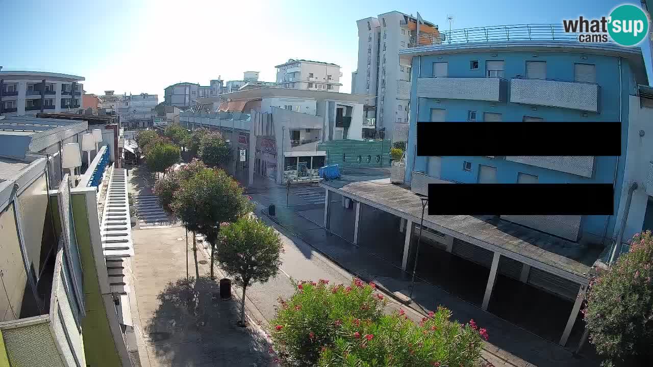 Webcam Passeggiata Bibione – Viale delle Costellazioni in Diretta