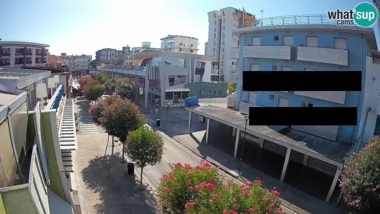 Web kamera Bibione Šetnica – Viale delle Costellazioni uživo