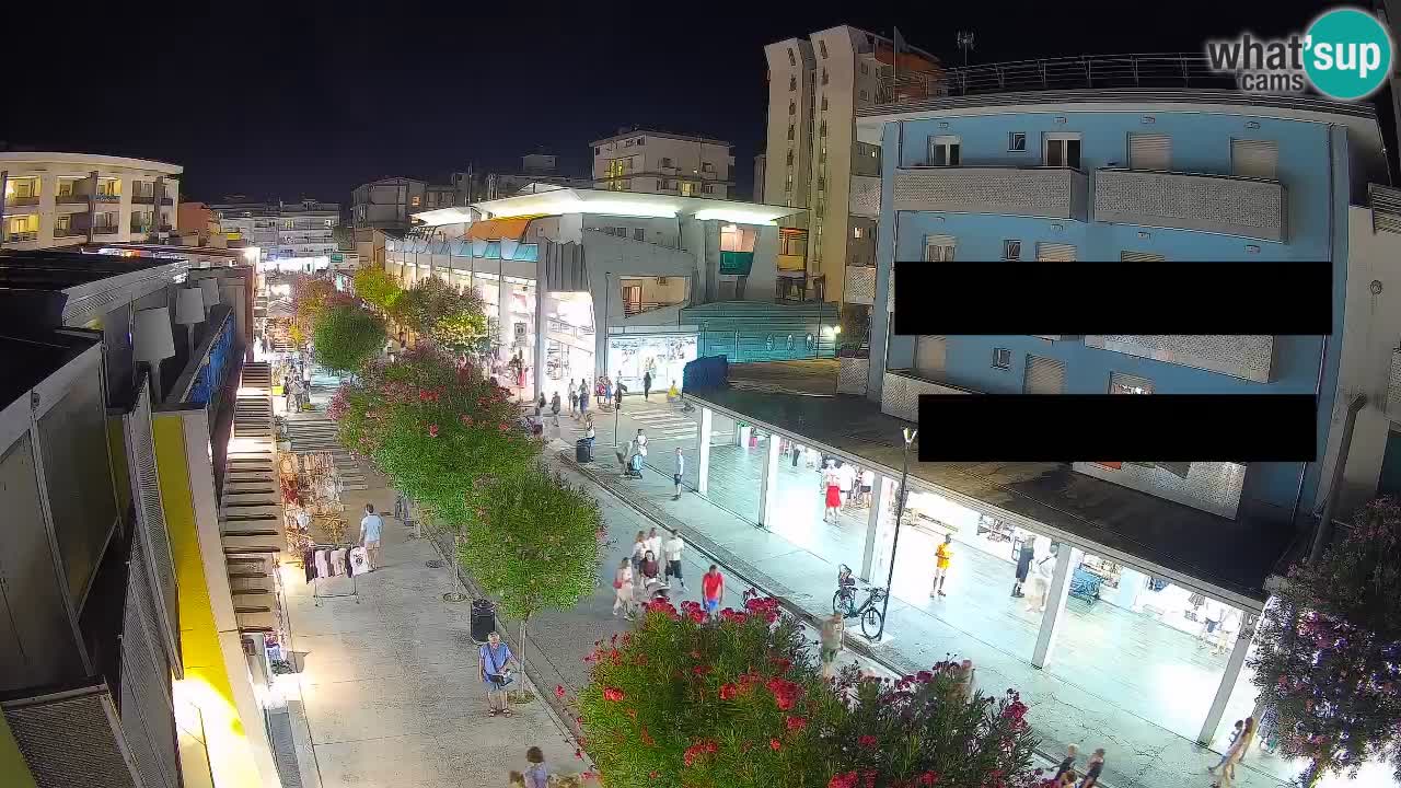 Webcam Paseo de Bibione – Viale delle Costellazioni en directo
