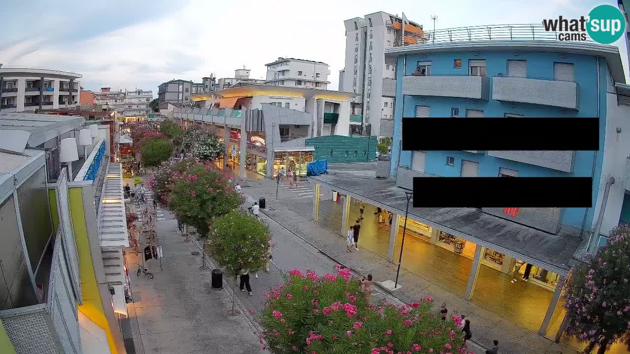 Webcam Paseo de Bibione – Viale delle Costellazioni en directo
