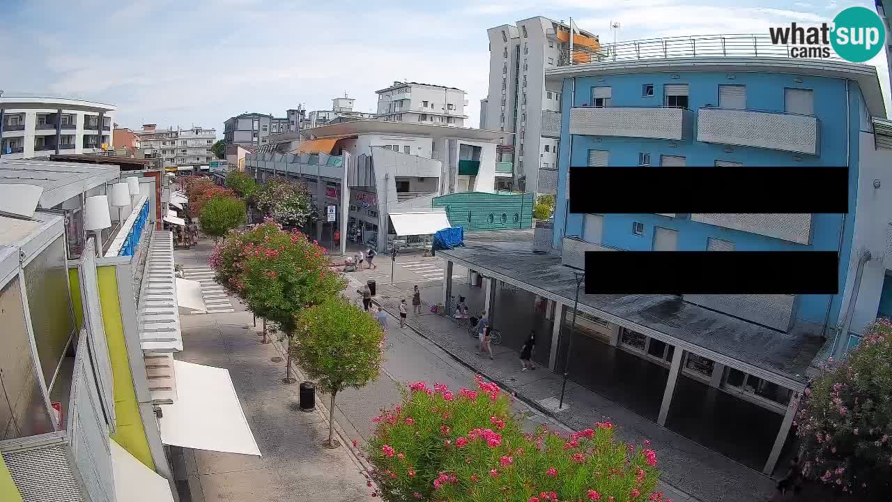 Webcam Promenade de Bibione – Viale delle Costellazioni en direct