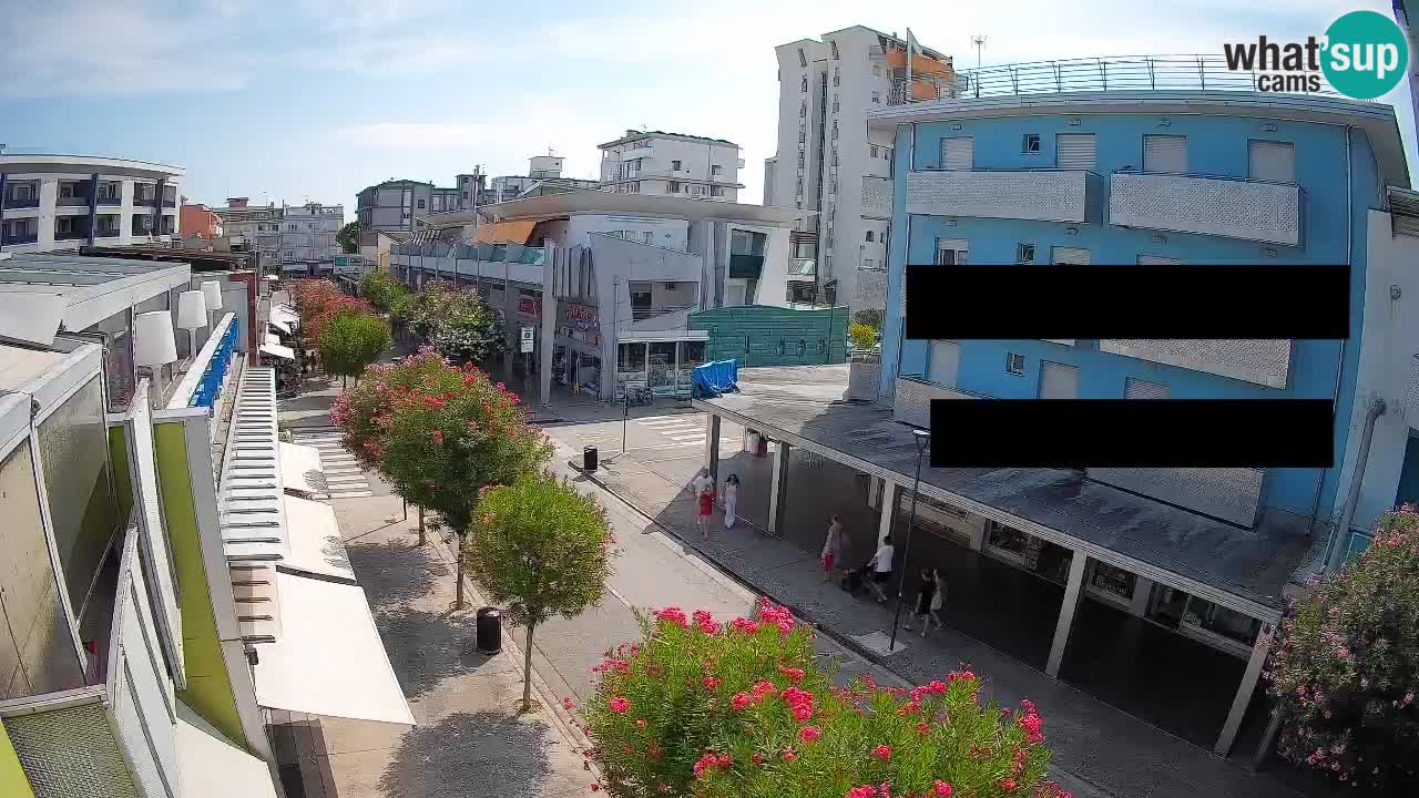 Web kamera Bibione Šetnica – Viale delle Costellazioni uživo
