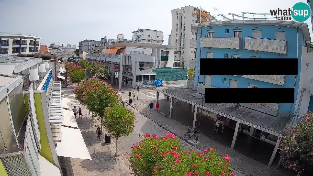 Webcam Passeggiata Bibione – Viale delle Costellazioni in Diretta