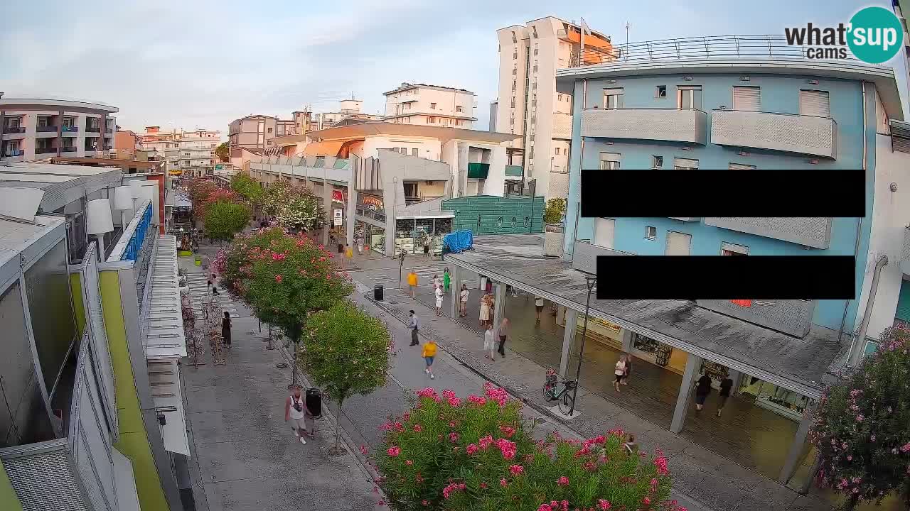 Webcam Promenade de Bibione – Viale delle Costellazioni en direct
