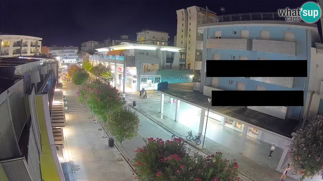 Webcam Promenade de Bibione – Viale delle Costellazioni en direct