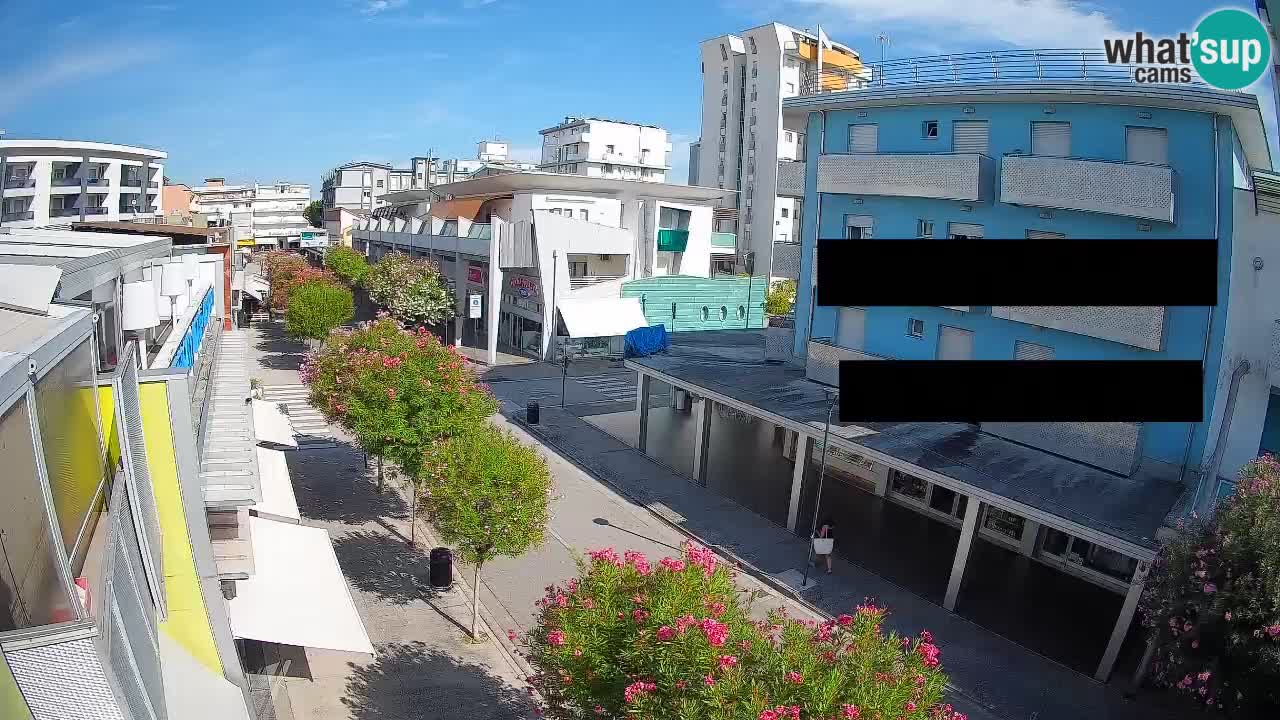 Spletna kamera Bibione Peš cona – Viale delle Costellazioni v živo